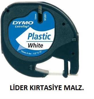 Dymo Letratag Plastik Etiket Beyaz 59422