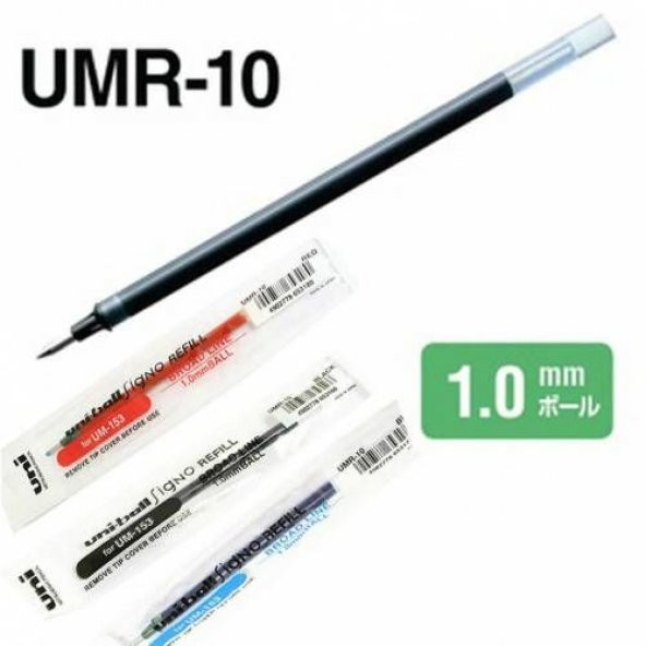 Uniball UM-153 İmza Kalemi Yedeği UMR-10 Mavi Ücretsiz Kargo