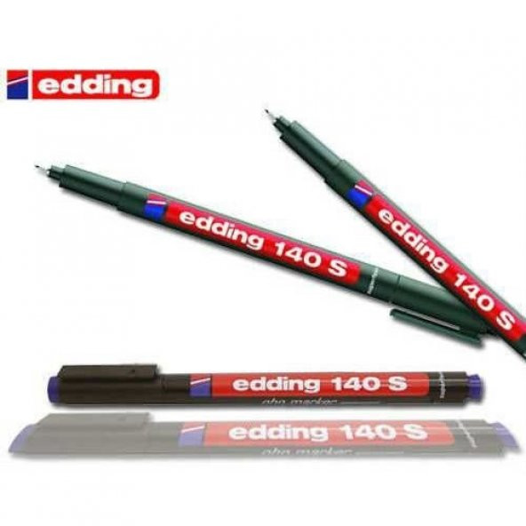 EDDİNG 140S PARMANENT ASETAT KALEMİ ( İNCE UÇ ) 10 ADET