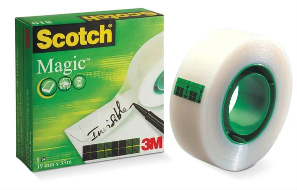 3M Scotch Görünmez Bant 19 mm x 33 m Magic 810