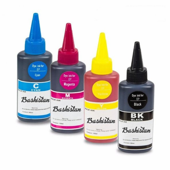 Bitmeyen Kartuş Mürekkebi 4X100 ML