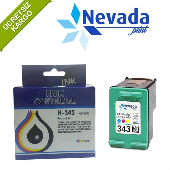 Hp 343 Renkli Kartuş Muadil İthal Hp C8766E ürün görseli 1