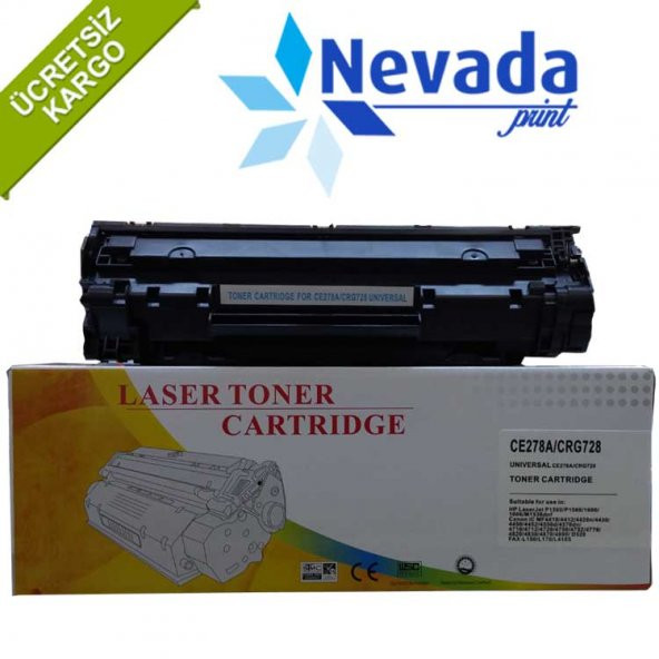 HP CE278A TONER (MUADİL-İTHAL) TONER 278A ÜCRETSİZ KARGO