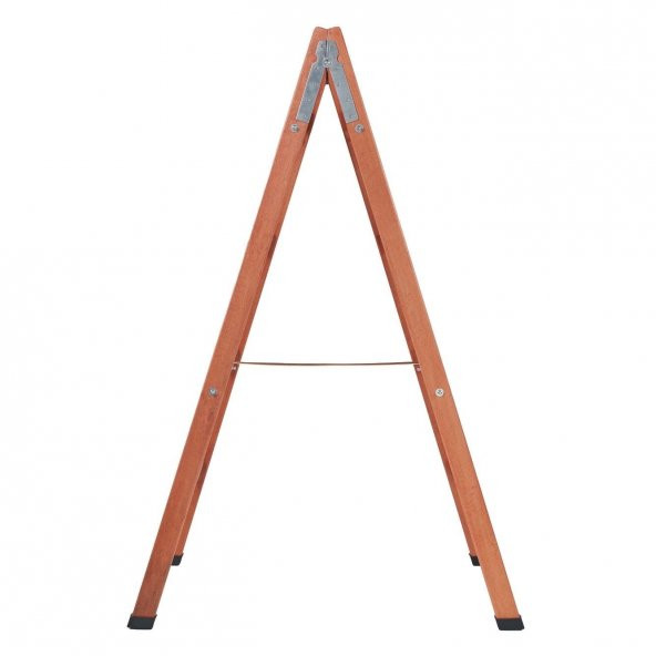 6 BASAMAKLI ÇİFT ÇIKIŞLI AHŞAP MERDİVEN (YÜKSEKLİK 2 MT) - Resim 3