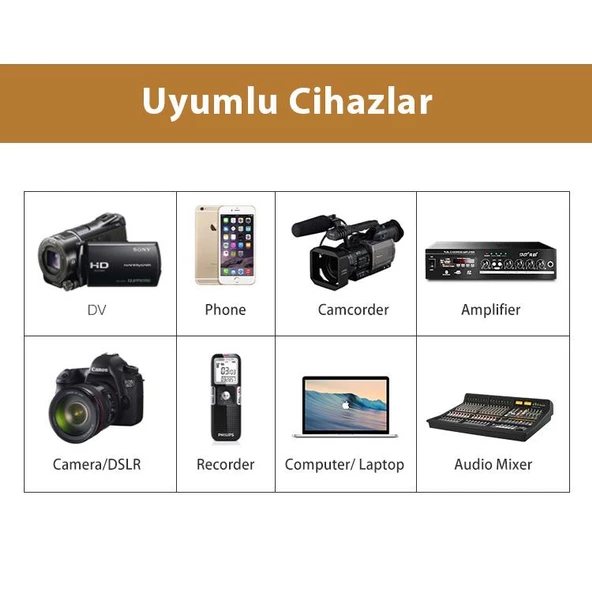 Cazipshop Yaka Mikrofonu 6 Metre - 7