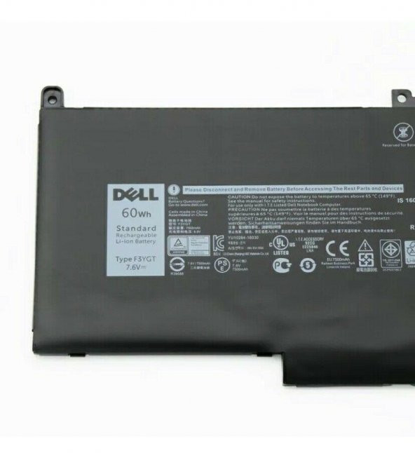 Dell Latitude 14 7480, 7490 P73G batarya orijinal pil - 4