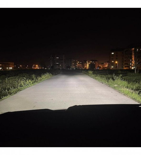C6 LED XENON 2 Adet H4 Uzun Kısa Led Xenon 38W 7800LM 6500K Far Ampülü seri =P-P-XEN