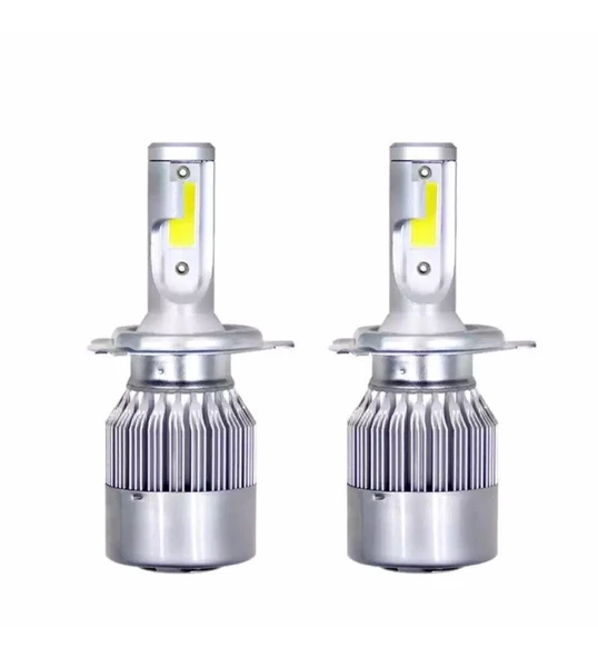 C6 Led Zenon H3 Led Xenon 48 Watt 10800lm 6000k Far Ampülü Led Işık BEYAZ RENK IŞIK - 5