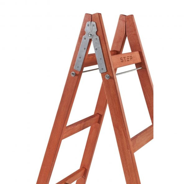 9 BASAMAKLI ÇİFT ÇIKIŞLI AHŞAP MERDİVEN (YÜKSEKLİK 2.90 MT) - Resim 4