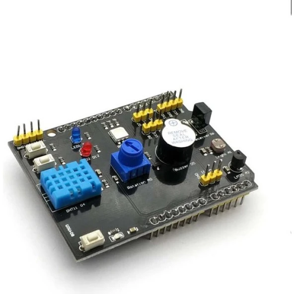 Arduino Sensor Shield 9 in 1  Çok Fonksiyonlu Sensör Kartı - Resim 4