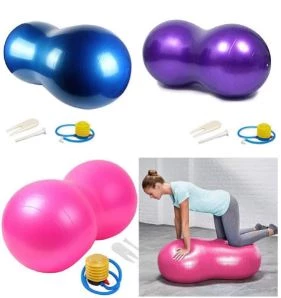 Fıstık Şekilli Pilates Topu 90 cm - 9