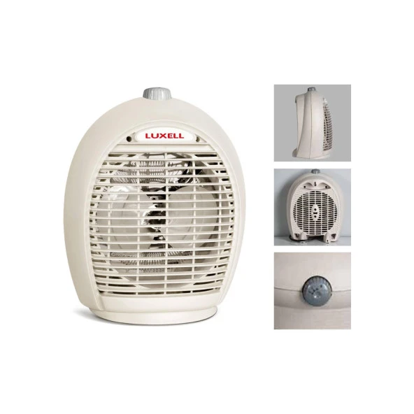 Luxell 6331 2000 W Fanlı Isıtıcı Bej - 2