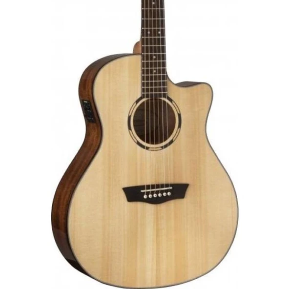 Washburn Woodline 10 Serisi WLO10SCE  Elektro Akustik Gitar - Resim 2