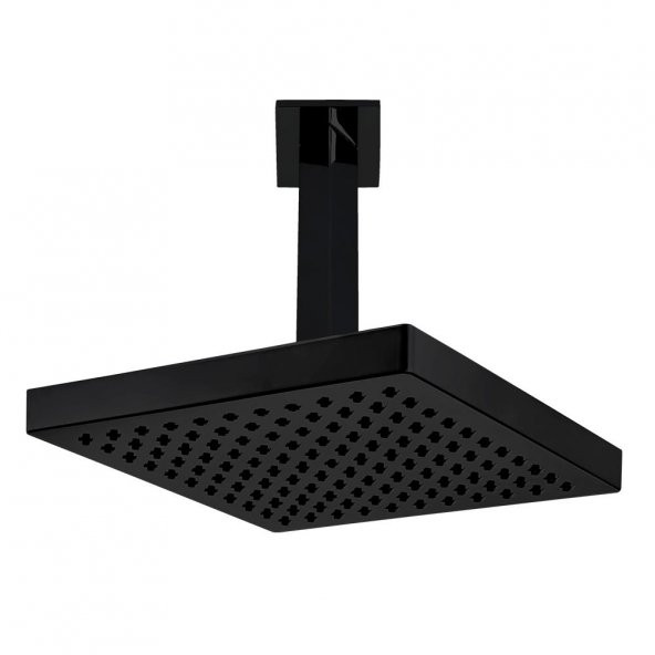 Eca Tiera Tavandan Duş Başlığı Tepe Duşu Mat Siyah 102145032C1