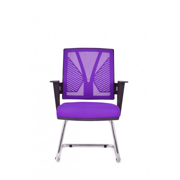 Herkese Mobilya Savona Mor Fileli Bekleme Koltuğu Ofis Koltuğu