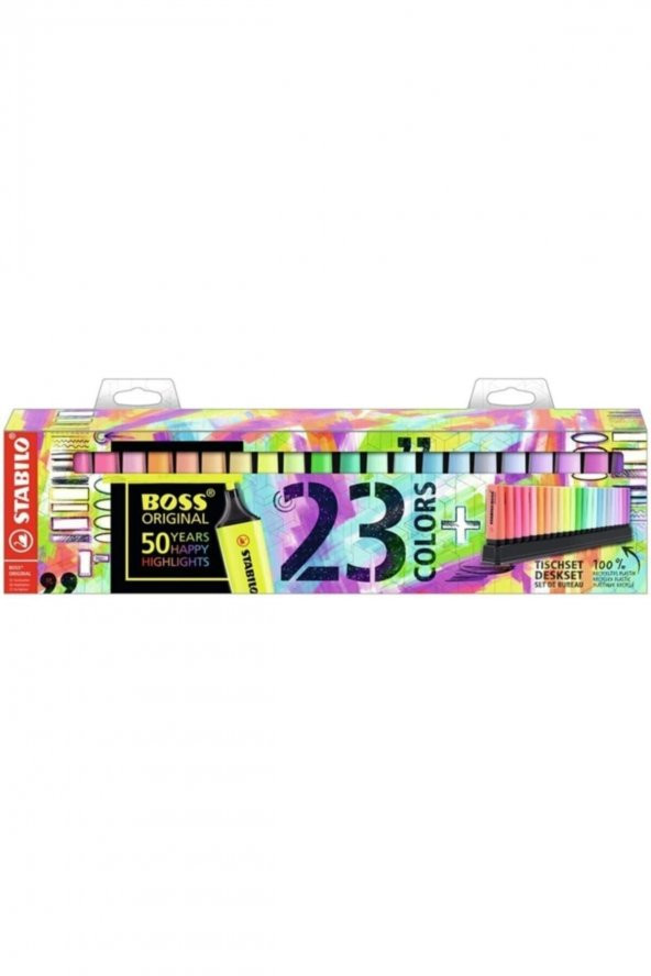 Stabilo Boss Original Fosforlu Kalem 23lü Seti 7023-314280 - 2