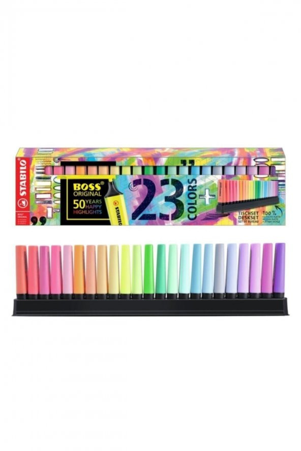 Stabilo Boss Original Fosforlu Kalem 23lü Seti 7023-314280 - 5
