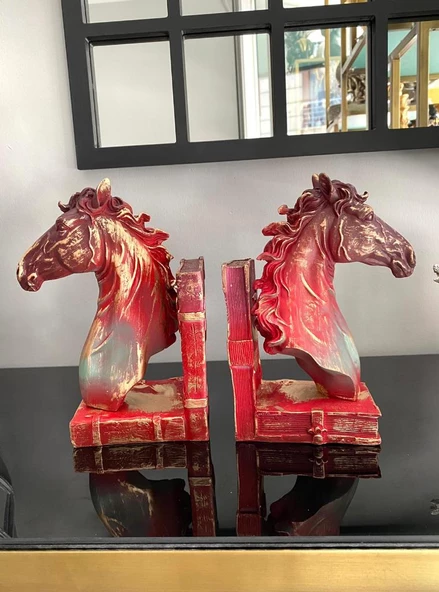 Kitap Tutucu At Tasarımlı - 11