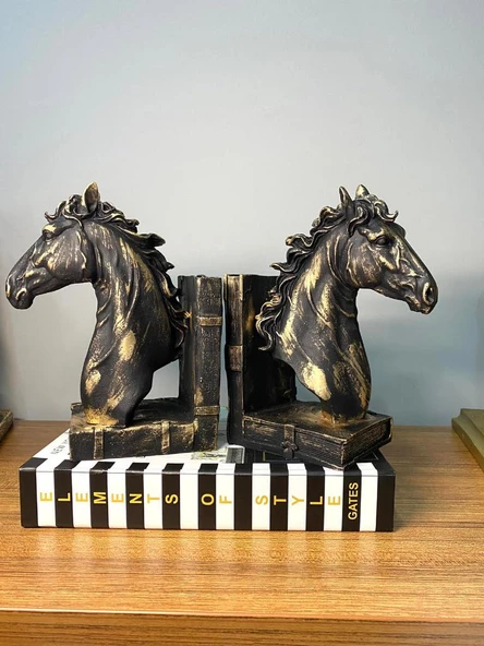 Kitap Tutucu At Tasarımlı - 2