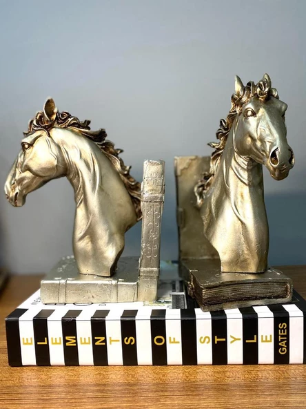 Kitap Tutucu At Tasarımlı - 9