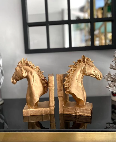 Kitap Tutucu At Tasarımlı - 5