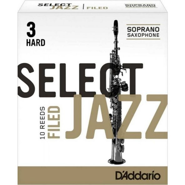 Rico Jazz Select RSF10SSX3H Soprano Saksafon Kamış No:3 Hard