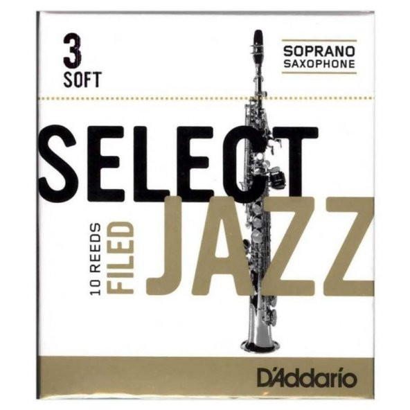 Rico Jazz Select RSF10SSX3S Soprano Saksafon Kamışı No:3 Soft