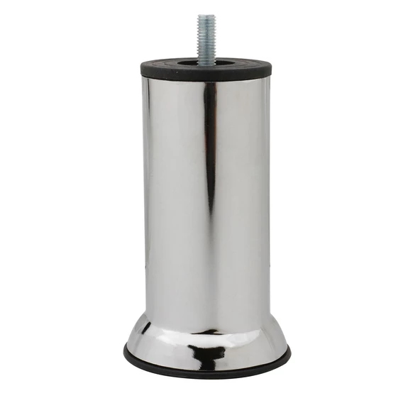 Mobilya Kanepe Baza Yatak Koltuk Destek Yükseltme Ayağı M8 Civatalı Krom Metal Ayakları 15 Cm