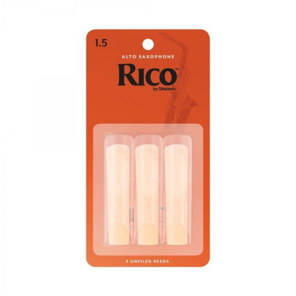 DAddario Woodwinds Rico RJA0315 Alto Saksafon Kamışı (3 lü) No:1.5 - 2