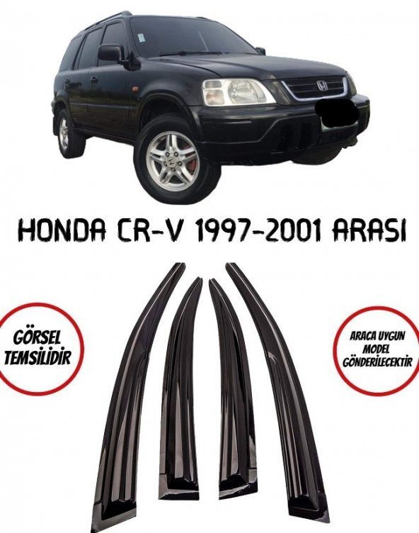 Honda CRV Cam Rüzgarlığı 4lü 1997 - 2001
