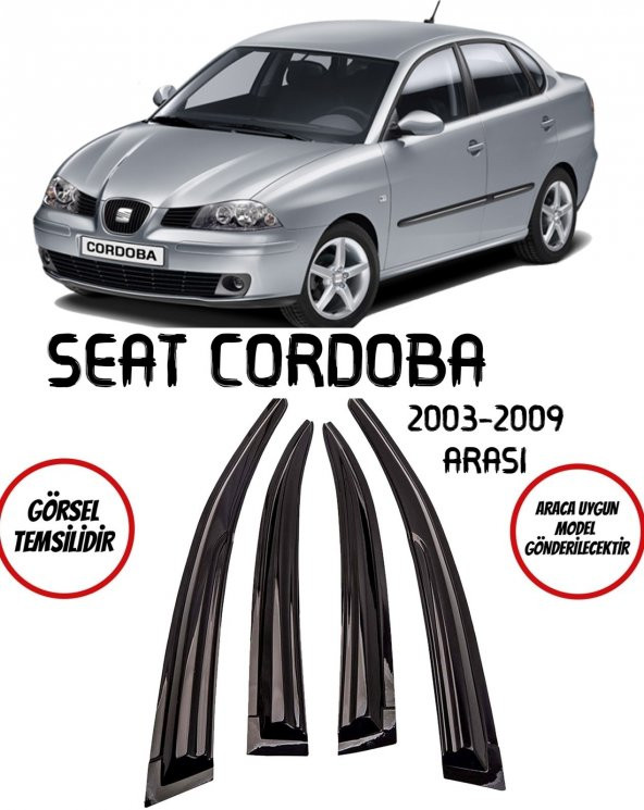 Seat Cordoba Cam Rüzgarlığı 4lü 2003-2009 Arası