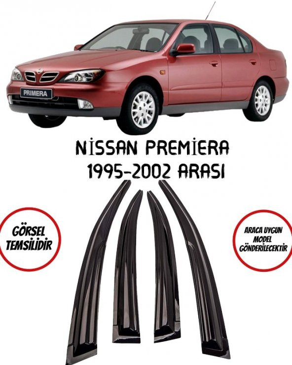 Nissan Primera Cam Rüzgarlığı 4lü 1995-2002 Arası