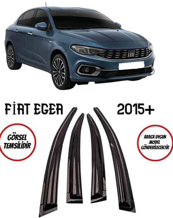 Fiat Egea Cam Rüzgarlığı 4lü 2015-2020