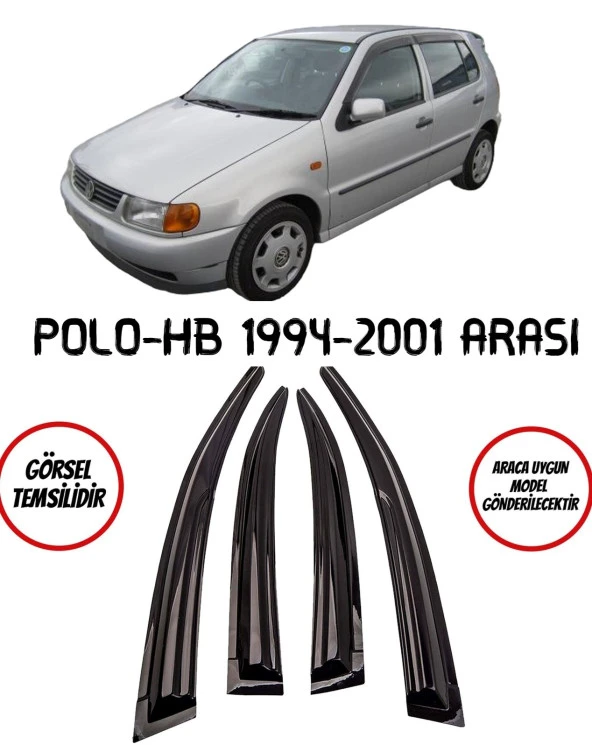 Volkswagen Polo HB Cam Rüzgarlığı 4lü 1994-2001 Arası