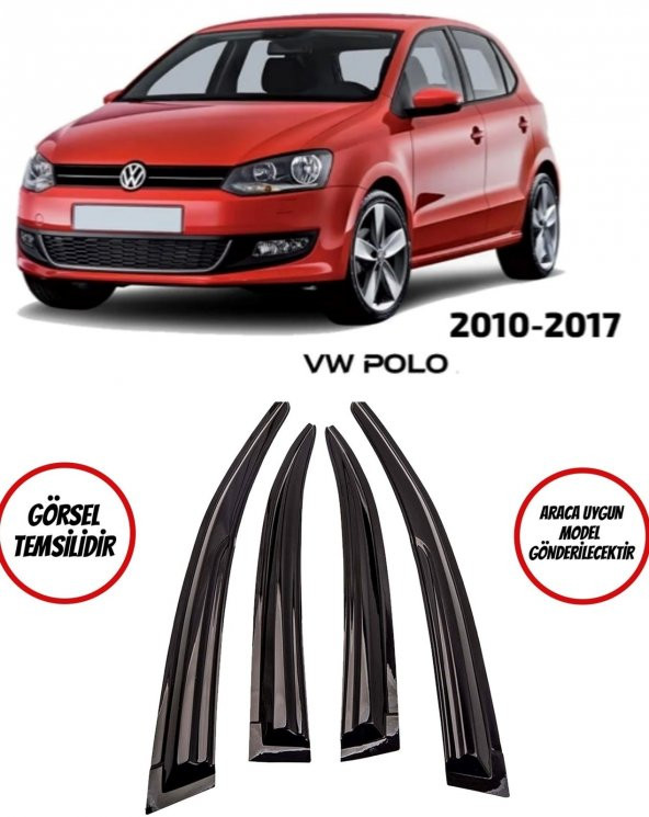 Balp Volkswagen Polo Cam Rüzgarlığı 4lü 2010-2017 Arası