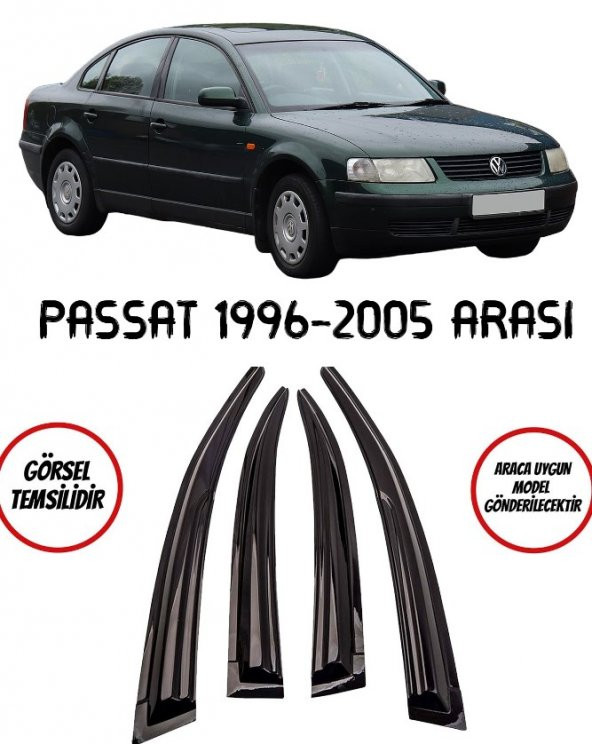 Volkswagen Passat Cam Rüzgarlığı 4lü 1996-2005 Arası