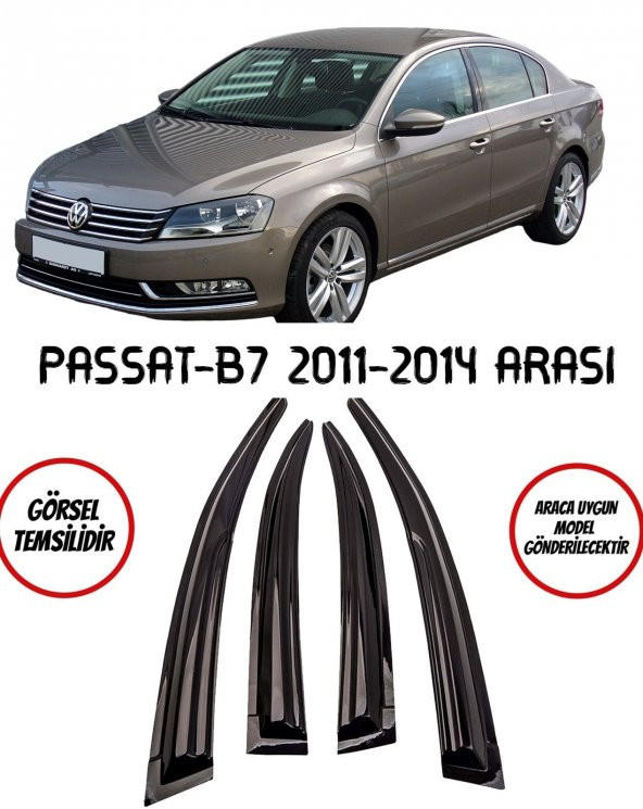 Volkswagen Passat B7 Cam Rüzgarlığı 2011-2014 Arası