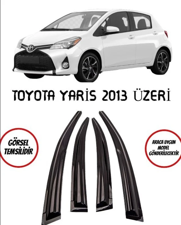 Balp Toyota Yaris Cam Rüzgarlığı 4lü 2012-2019 Arası
