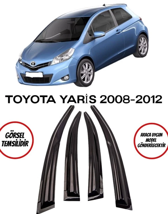 Balp Toyota Yaris Cam Rüzgarlığı 4lü 2006-2011 Arası