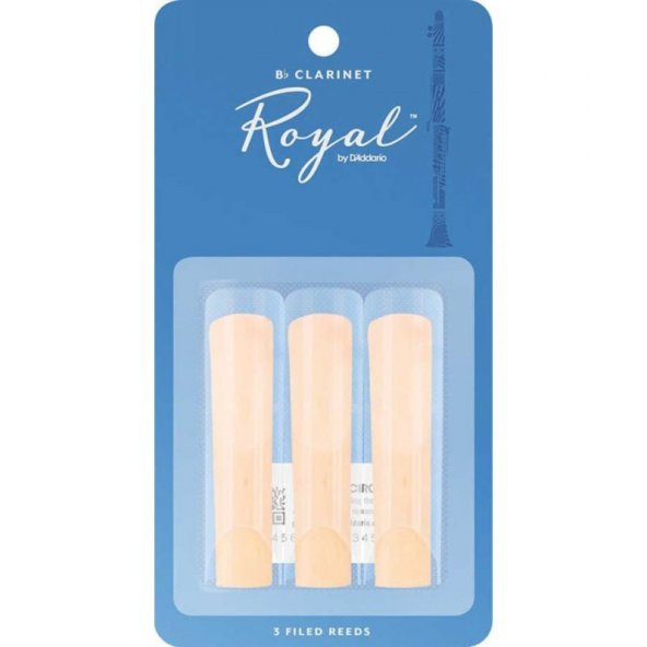 DAddario Woodwinds Royal RCB0320 Sib Klarnet Kamışı (3 lü) No:2