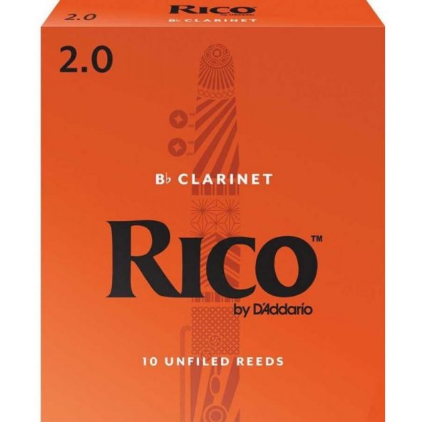 D\'Addario Woodwinds Rico RCA1020 Sib Klarnet Kamışı No:2