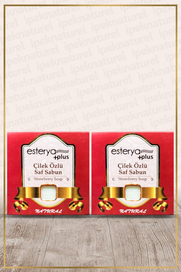 Çilek Özlü Saf Sabun 125 gr 2li Set