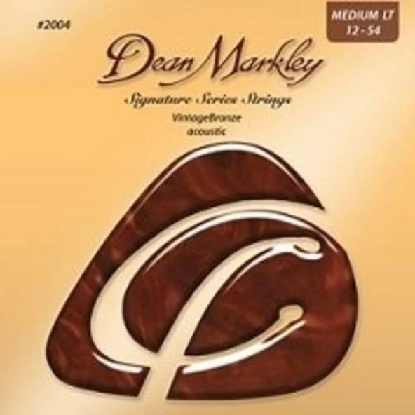 Dean Markley 2004 (12-54) - Bronze Medium Light Akustik Gitar Tel Seti ürün görseli 1