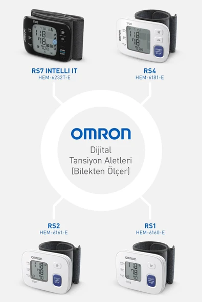 OMRON Rs1 (hem-6160-e) Bilekten Ölçer Tansiyon Aleti 4015672111097 - 4