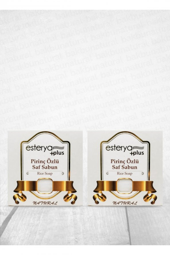 Pirinç Özlü Saf Sabun 125 gr 2li Set