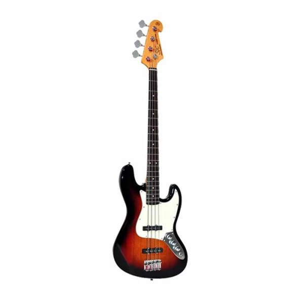 SX SJB62+/3TS Bas Gitar (3-Tone Sunburst) ürün görseli
