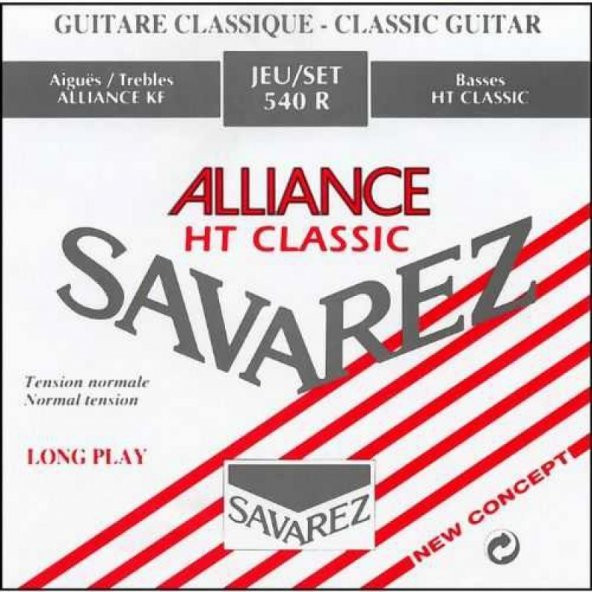 Savarez 540R Alliance Normal Tension Classic Rouge Klasik Gitar Teli ürün görseli 1