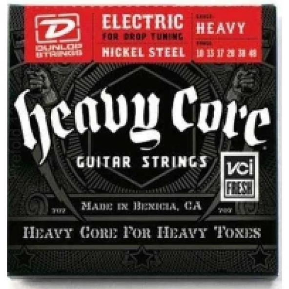 Jim Dunlop DHCN1048 Heavy Core Elektro Gitar Teli (10-48) ürün görseli 1