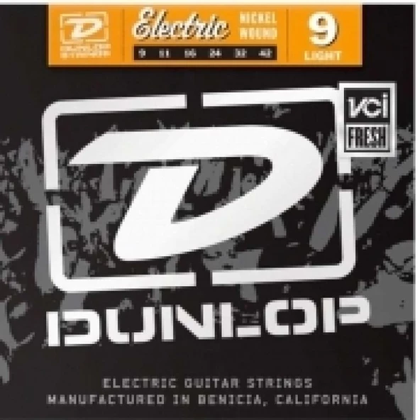 Jim Dunlop DEN0942 Nickel Light Elektro Gitar Teli (9-42)