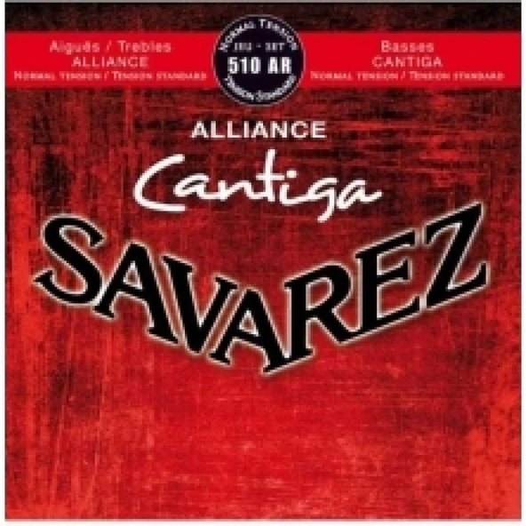 Savarez 510AR Alliance Cantiga Red Standart Tansiyon Klasik Gitar Teli